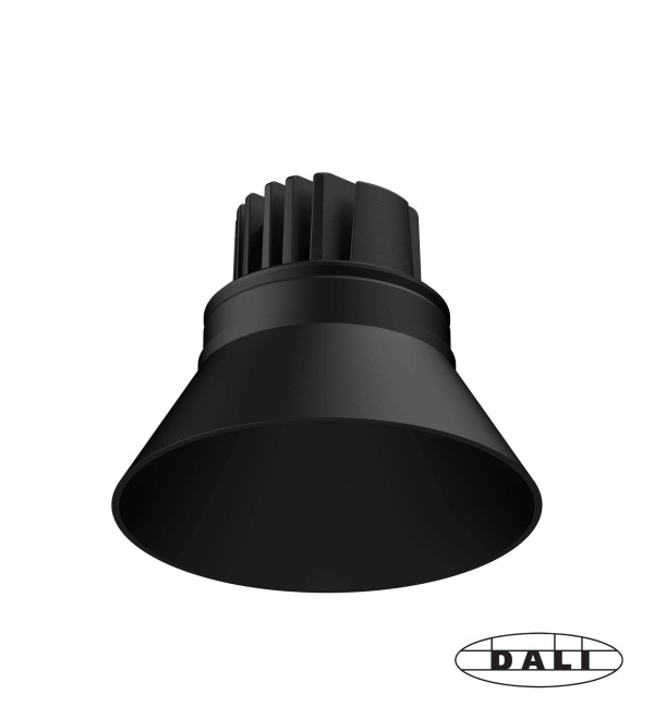 Встраиваемый светильник ELIOS BELL IP20 10W черный 24° 3000K DALI