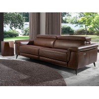 Диван 3-х местный 5319-3P-M1595 /6117 с реклайнером коричневый