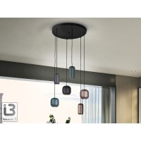 Люстра Nimes 6L разноцветная
