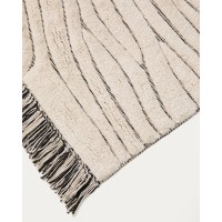 Коврик для ванной Crilda белый хлопковый 50 x 70 см