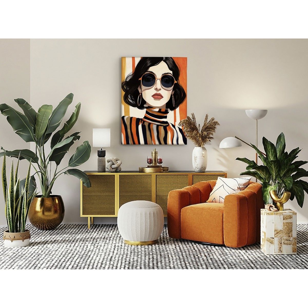 Картина Orange 90X120