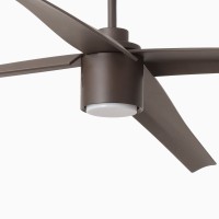 Потолочный вентилятор Attos LED коричневый