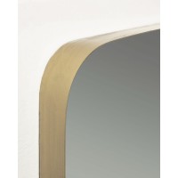 Зеркало Marcus 60x60 золотое
