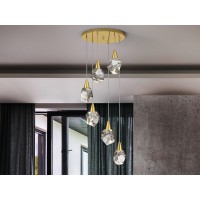 Люстра Aquaria 6L матовое золото