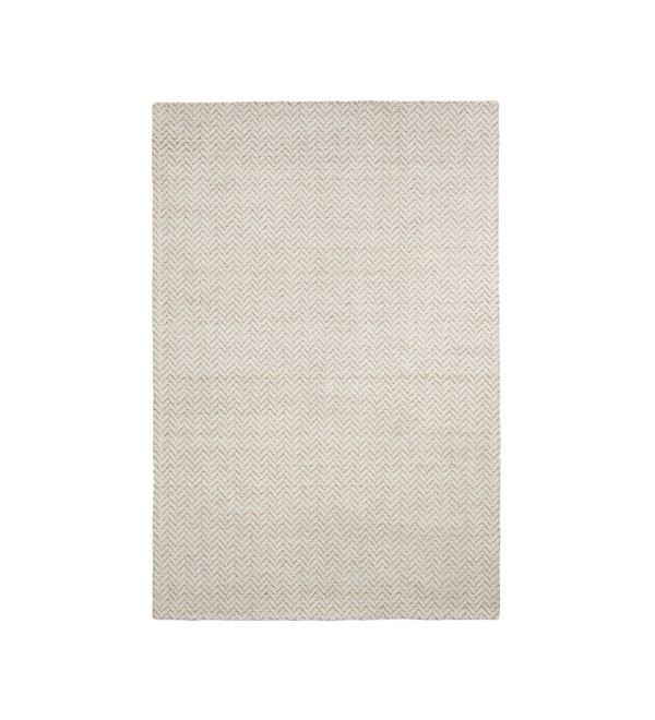 Бежевый шерстяной жаккардовый ковер Calira 230 x 160 см