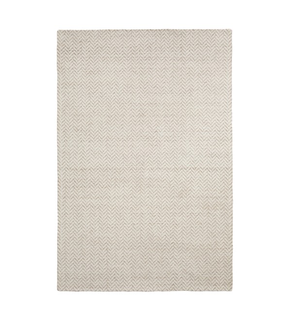 Бежевый шерстяной жаккардовый ковер Calira 230 x 160 см