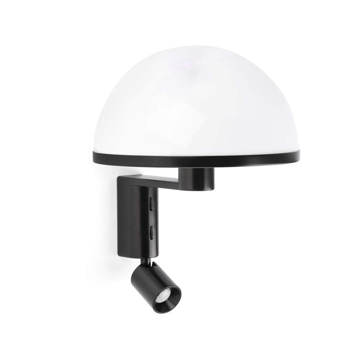 Настенный светильник DOME черный 1xE27 3W 2700K
