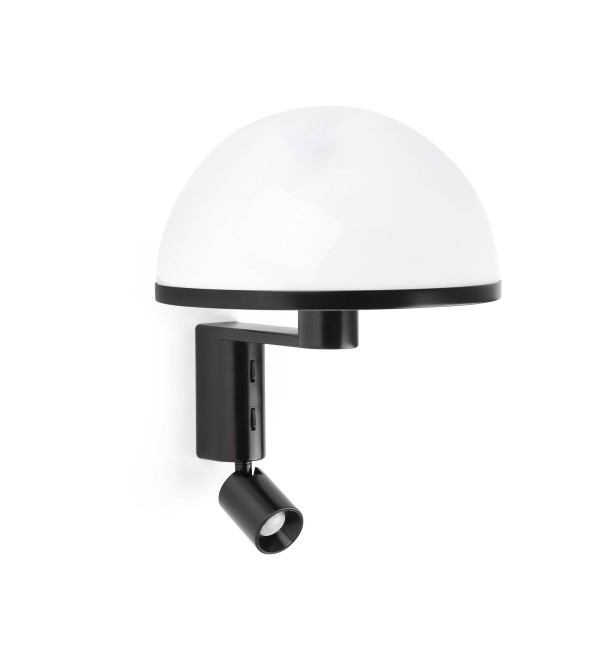 Настенный светильник DOME  черный 1xE27 3W 2700K