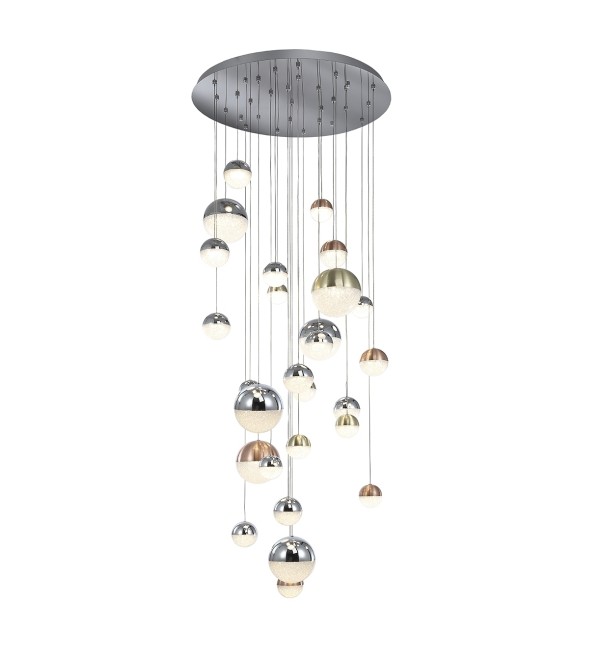 Подвесной светильник Sphere LED 27L Ø80 DIM BLUETOOTH ССТ цветной 500 см