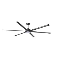 Потолочный вентилятор ROTTERDAM 25 XXL Ш2500MM черный 6P 32W LED 3000K