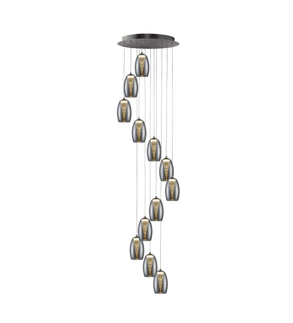 Подвесной светильник Nebula LED 12L хром