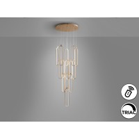 Люстра Colette 14L розовое золото DIM