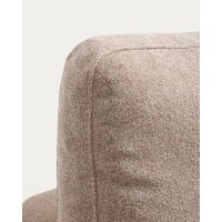 3-местный диван Gala из бежевого микро-букле, 210 см