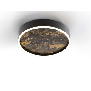 Потолочный светильник Stone CCT- черный LED 40D