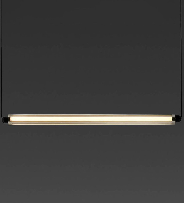 Подвесной светильник LUMINA 600 1L COLGANTE EMP S/M HORIZ черный 12W 2200K