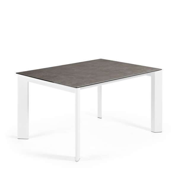 Стол Atta 140 (200) x90 белый керамика