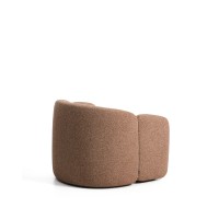 Кресло Corvena из терракотового шенилла, 98 см