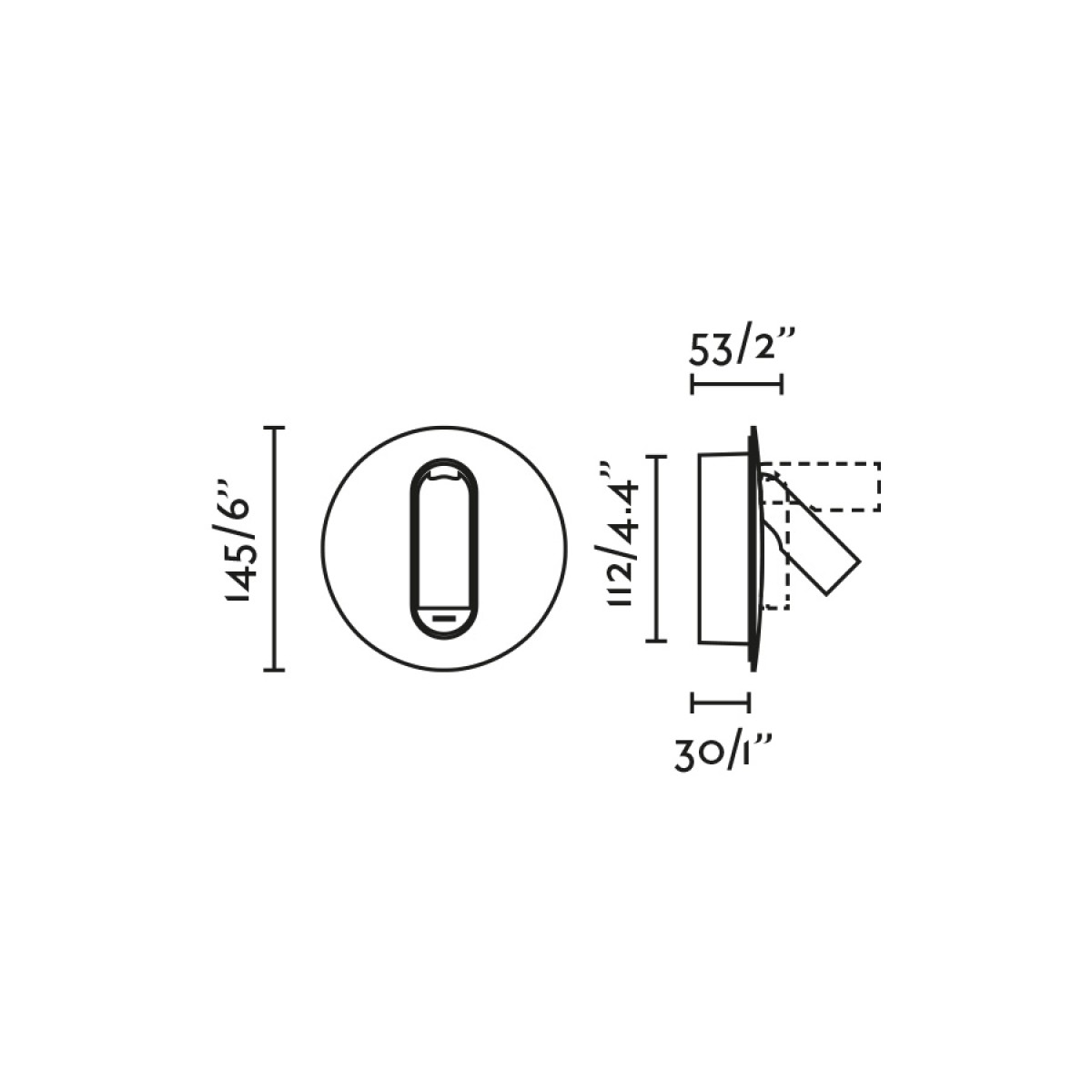 TIMIT Бра с ридером USB белое LED 2700K