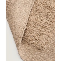 Ковер Marely из бежевой шерсти 200 x 80 см