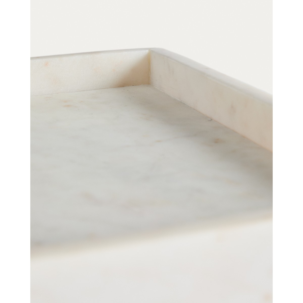 Поднос Serela из белого мрамора 35 x 35 см