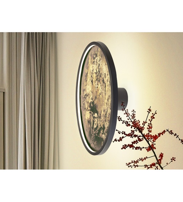 Настенный/потолочный светильник Stone CCT- черный LED D60