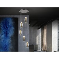Подвесной светильник Nebula LED 5L хром