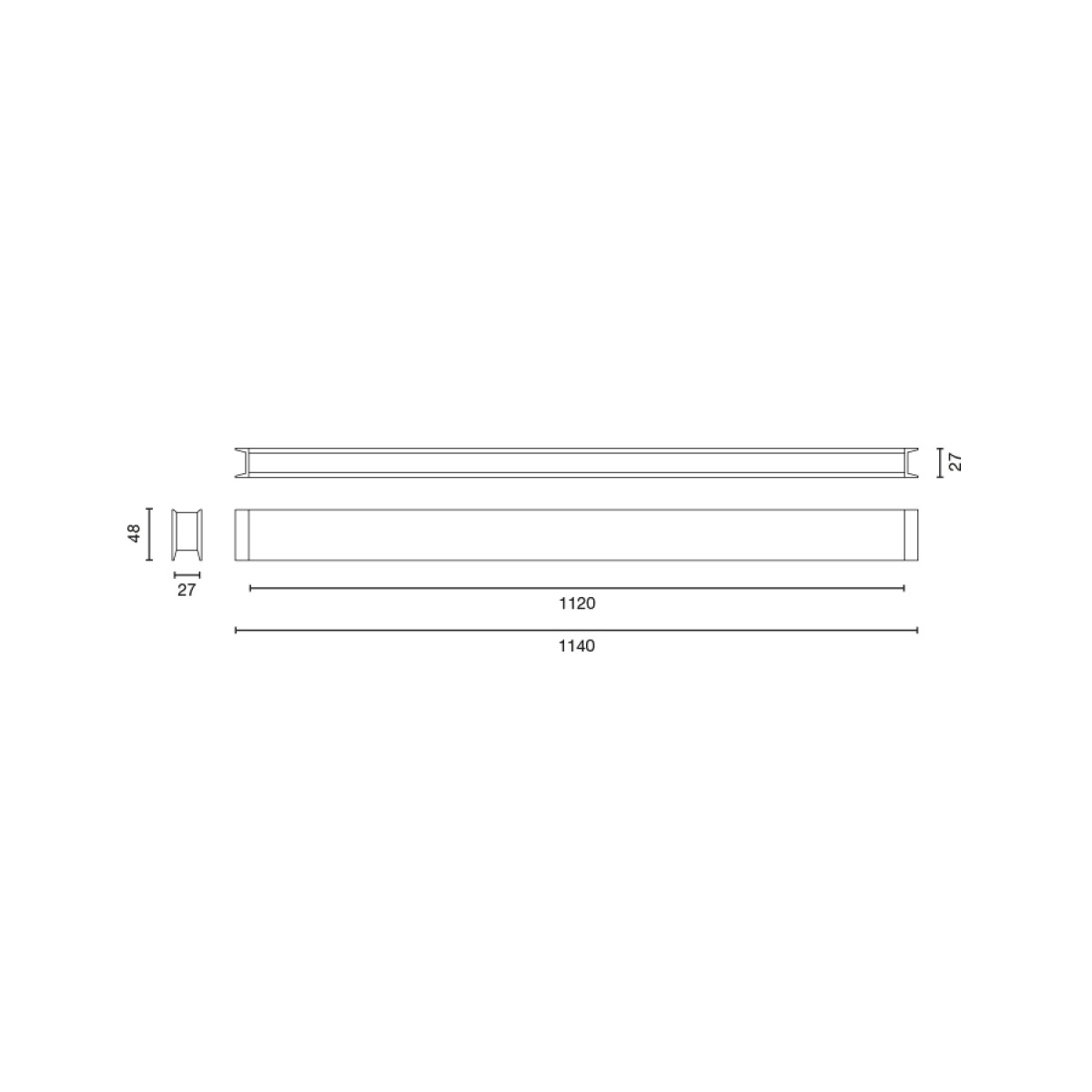 LUVA DECO Потолочный светильник 1120 12W 3000K белый CASAMBI