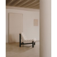 Maha Картина Белая с горизонтальной линией 110 х 220 см