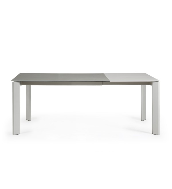 Стол Atta 140 (200) x90 керамика серый