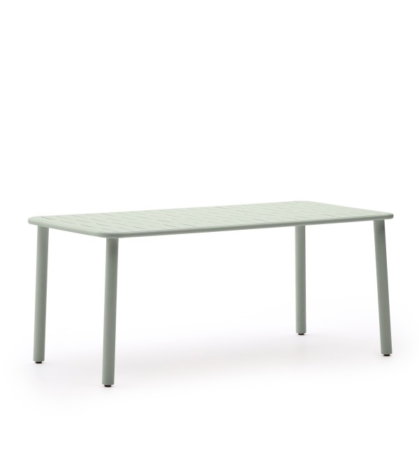 Уличный стол Brai из оцинкованной стали бирюзового цвета 180 x 90 см