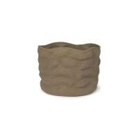 Корзина Точеный камень коричневая 30*25