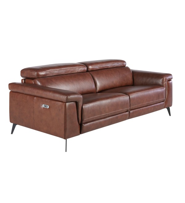 Диван 3-х местный 5319-3P-M1595 /6117 с реклайнером коричневый