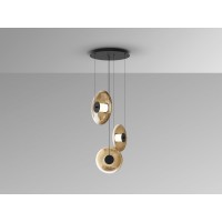 Diabolo Подвесной светильник 3L - черный/янтарный