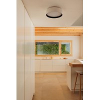 Shoku 350 Настенный/потолочный светильник белый/черный LED 24W 2700K DIM