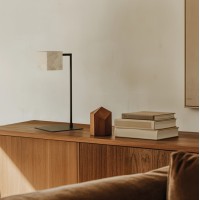 Настольная лампа Cubic черный металл