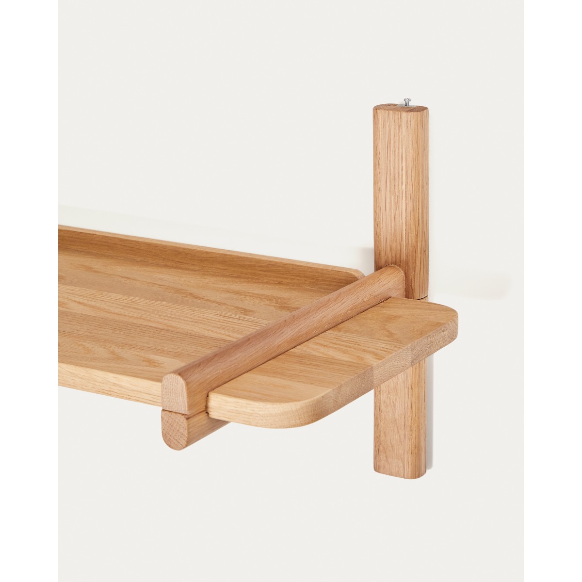 Модульная полка Sitra из массива дуба с натуральной отделкой, 90 см