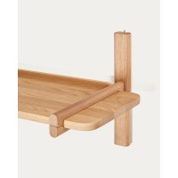 Модульная полка Sitra из массива дуба с натуральной отделкой, 90 см