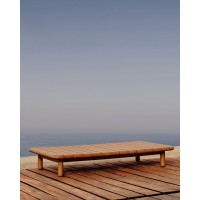 Журнальный столик Turqueta из массива тикового дерева, 140 x 70 см