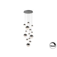 Подвесной светильник Sphere 14L LED Ø60 X500H DIM хром