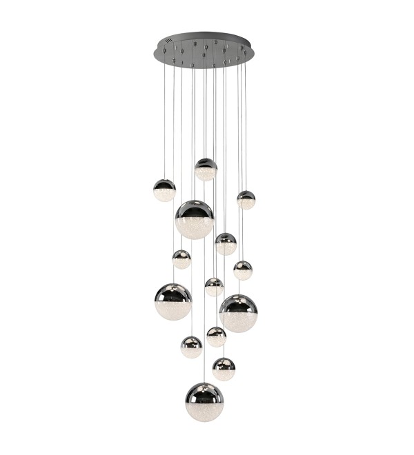 Подвесной светильник Sphere 14L LED Ø60 X500H DIM хром