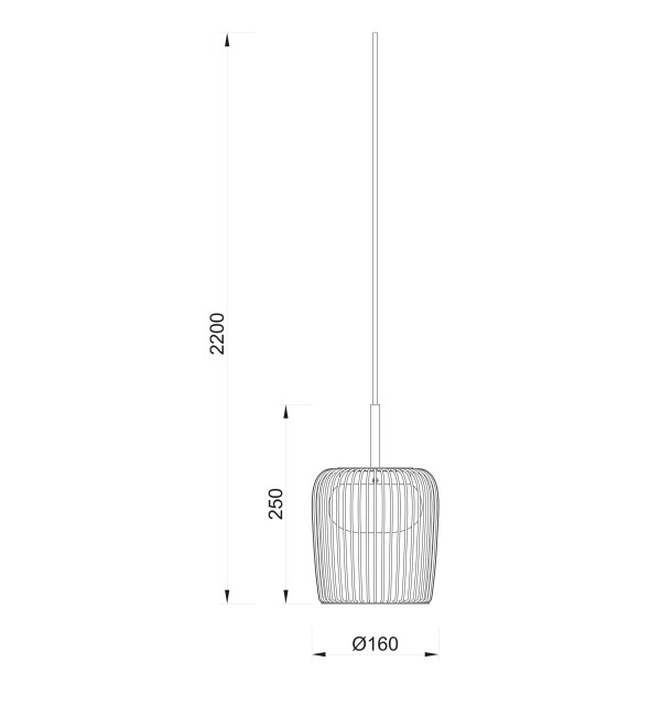 9418 (1L)+8260 Подвесной светильник MANTRA DUBAI
