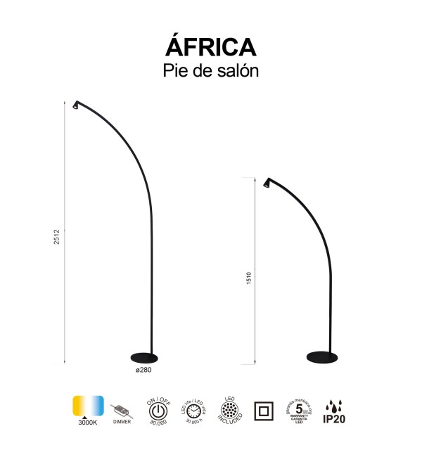 9416 Торшер MANTRA AFRICA