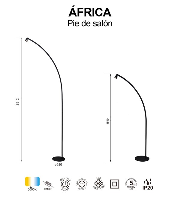 9416 Торшер MANTRA AFRICA