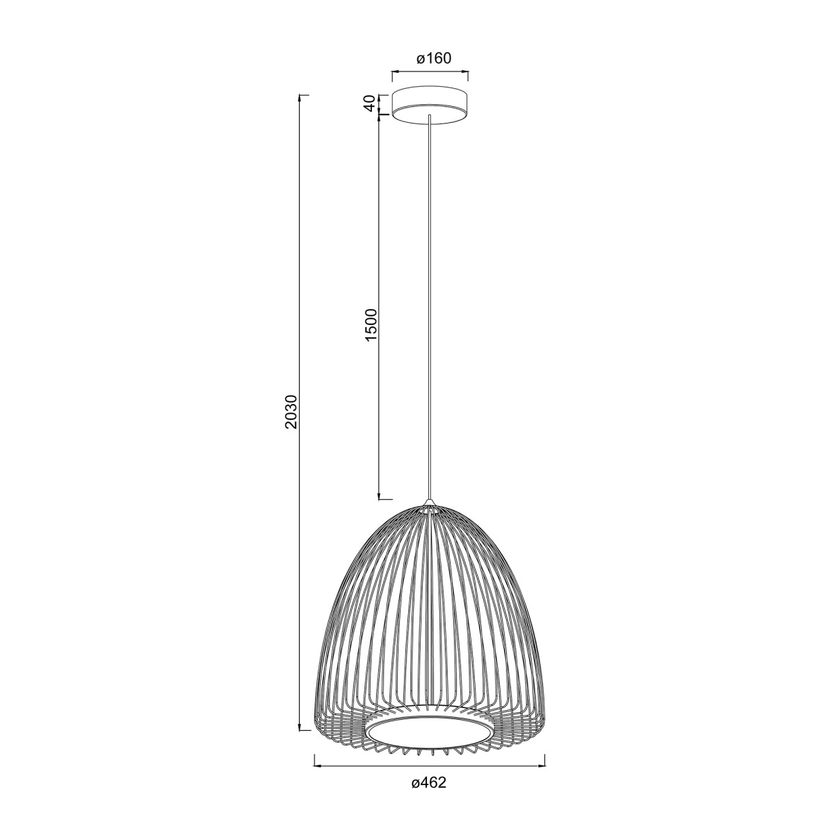 Люстра подвесная MANTRA SMART 9016