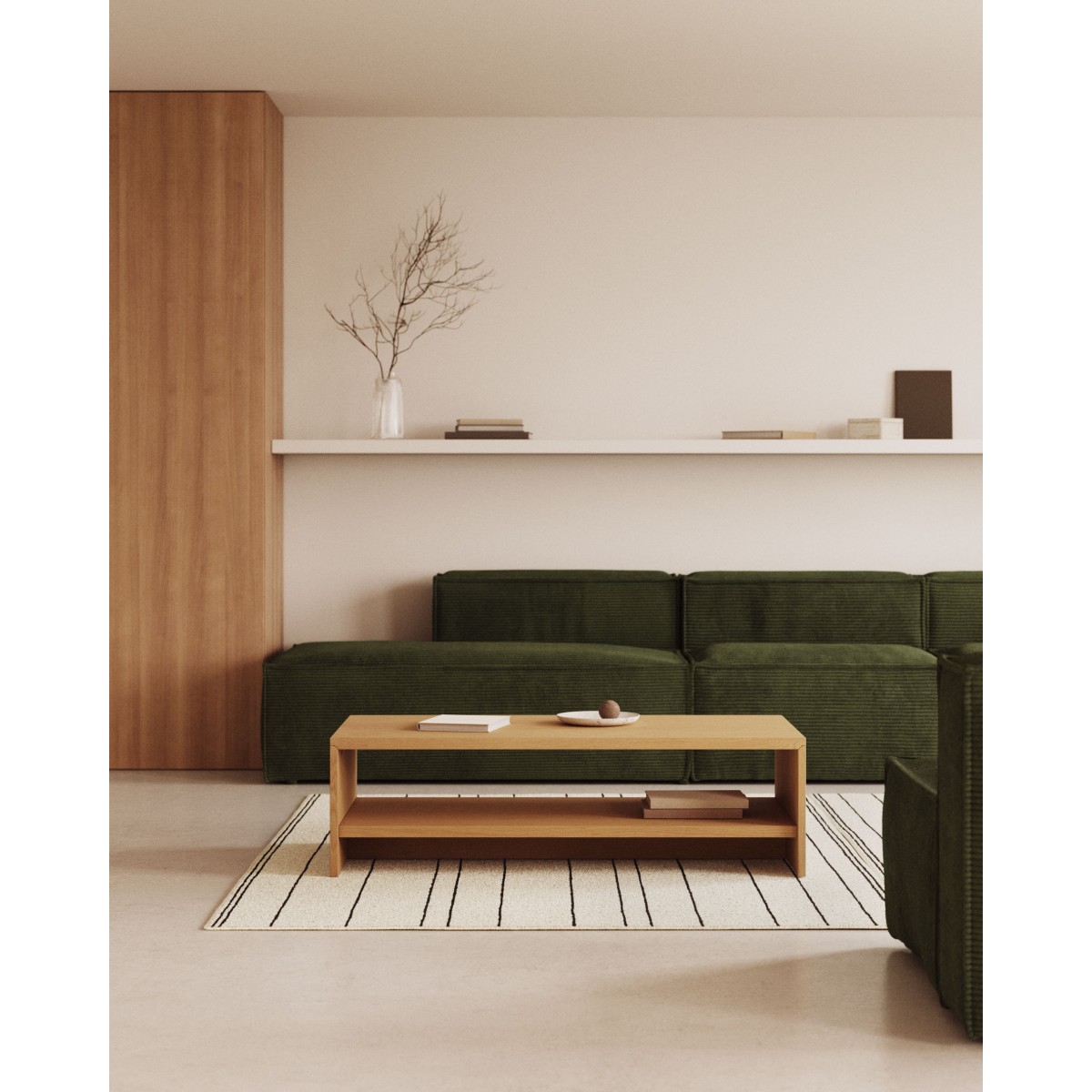 Abilen Журнальный столик из шпона дуба 120 x 60 FSC 100%