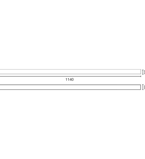 VIA EVO Встраиваемый светильник 1140 27W 4000K черный DALI