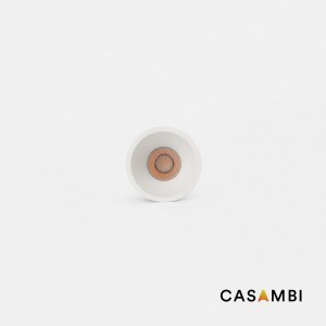 Tulipa Белый встраиваемый точечный светильник 7Вт 55° 2700K CRI90 Casambi