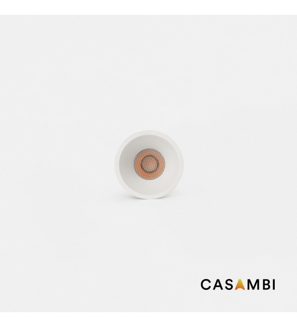 Tulipa Белый встраиваемый точечный светильник 7Вт 55° 2700K CRI90 Casambi