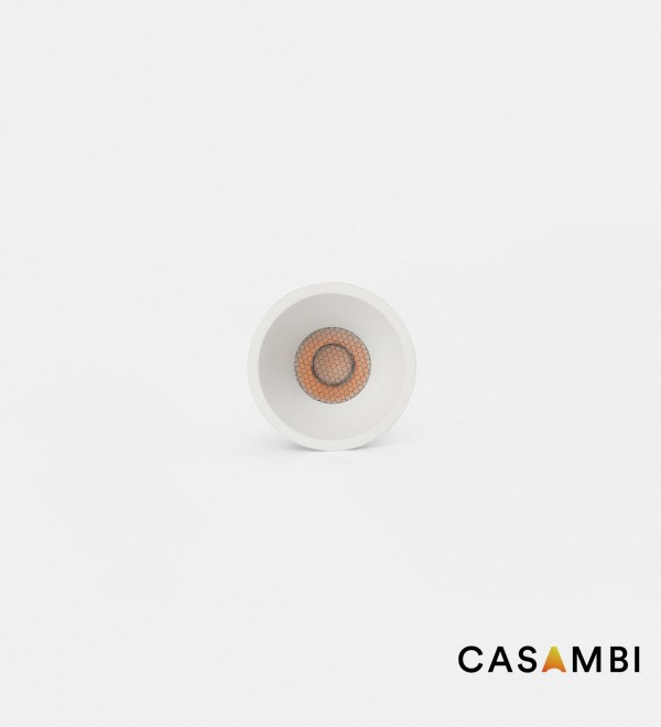 Tulipa Белый встраиваемый точечный светильник 7Вт 55° 2700K CRI90 Casambi