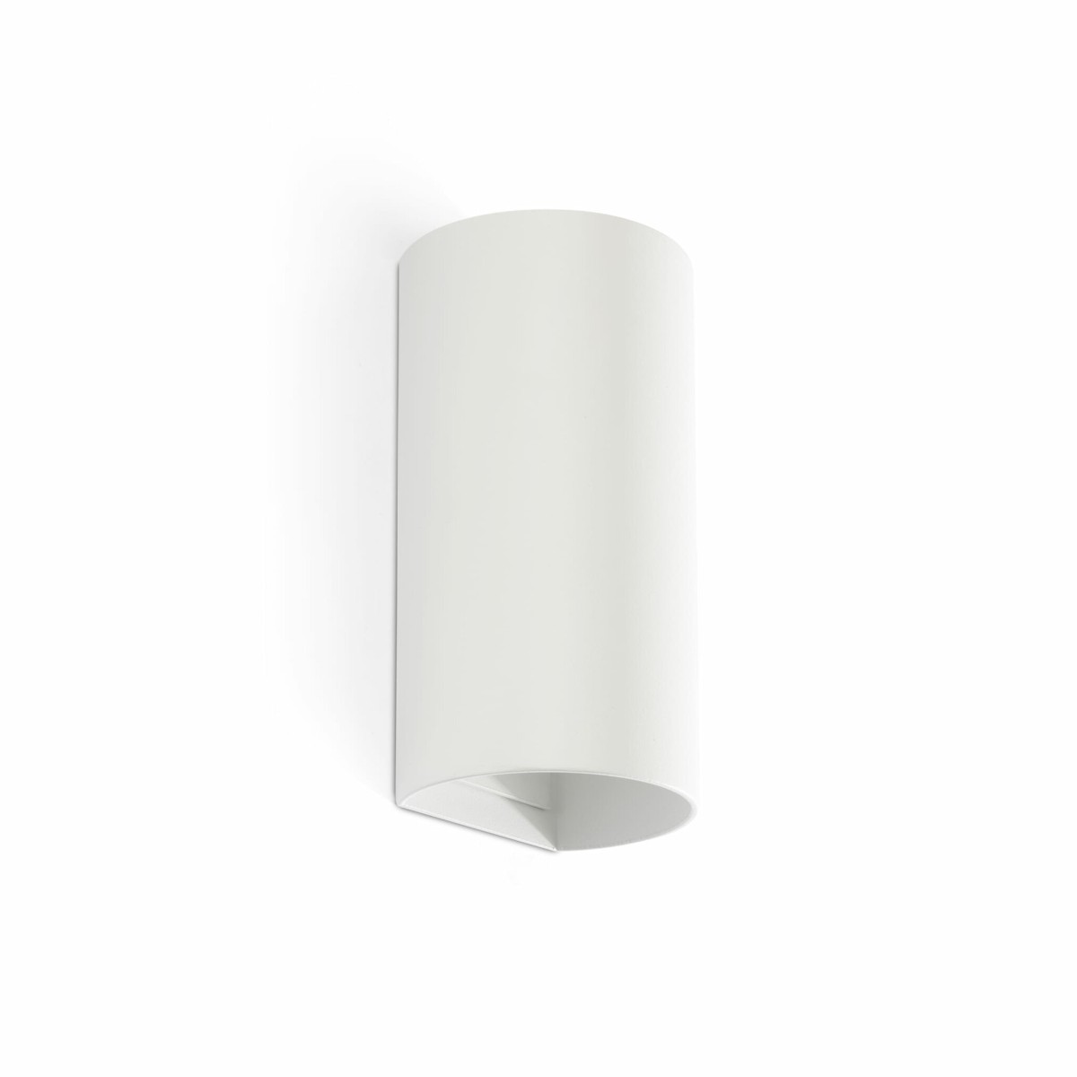 SOLE APLIQUE REDONDO BLANCO LISO 2xGU10